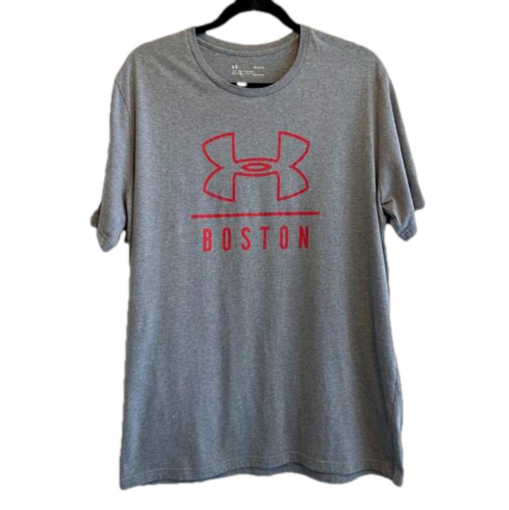 Men's Under Armour Gray T-Shirt Size L
